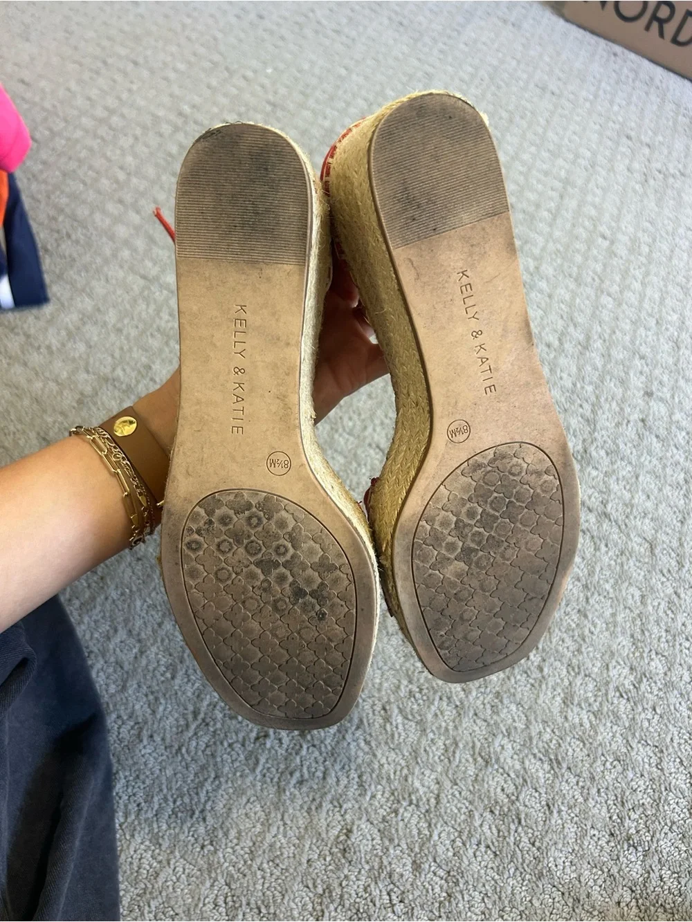 Kelly & Katie red suede